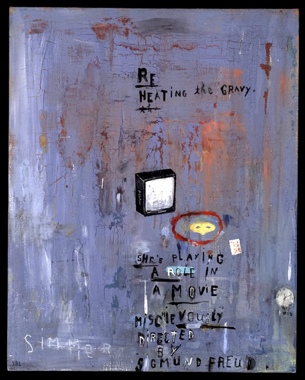 acrylic on canvas: 35h. x 29w. inches