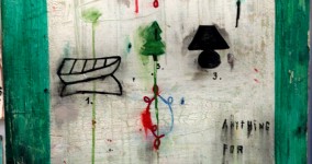 Xmas Painting With Rowboat, 2013