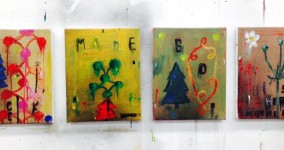 4 Small Oil Paintings, 2014